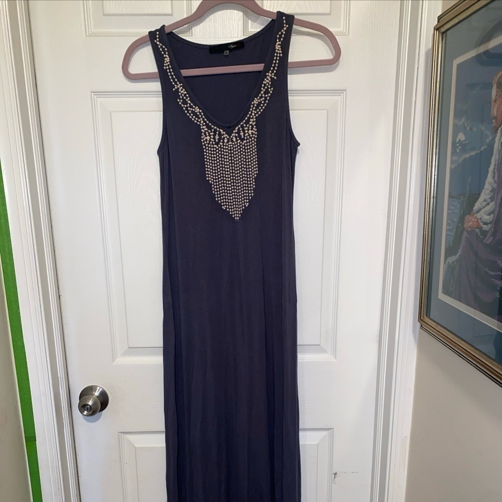 Sugar lips midi dress Gray Midi‎ Dress Sugar +Lips  Size M